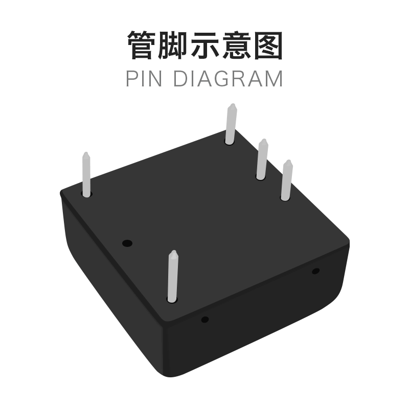 24V转5V2A隔离电源模块 DC-DC直流降压电源模块VRB2405YMD-10WR3 - 图2