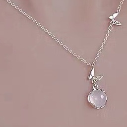 925镀银蝴蝶项链2023新款爆款轻奢女小众设计锁骨链