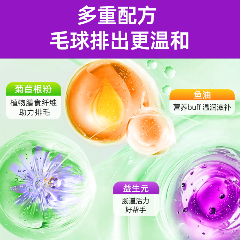 宠有为猫咪化毛膏吐毛膏营养膏猫用品调理肠胃专用去毛球营养长肉