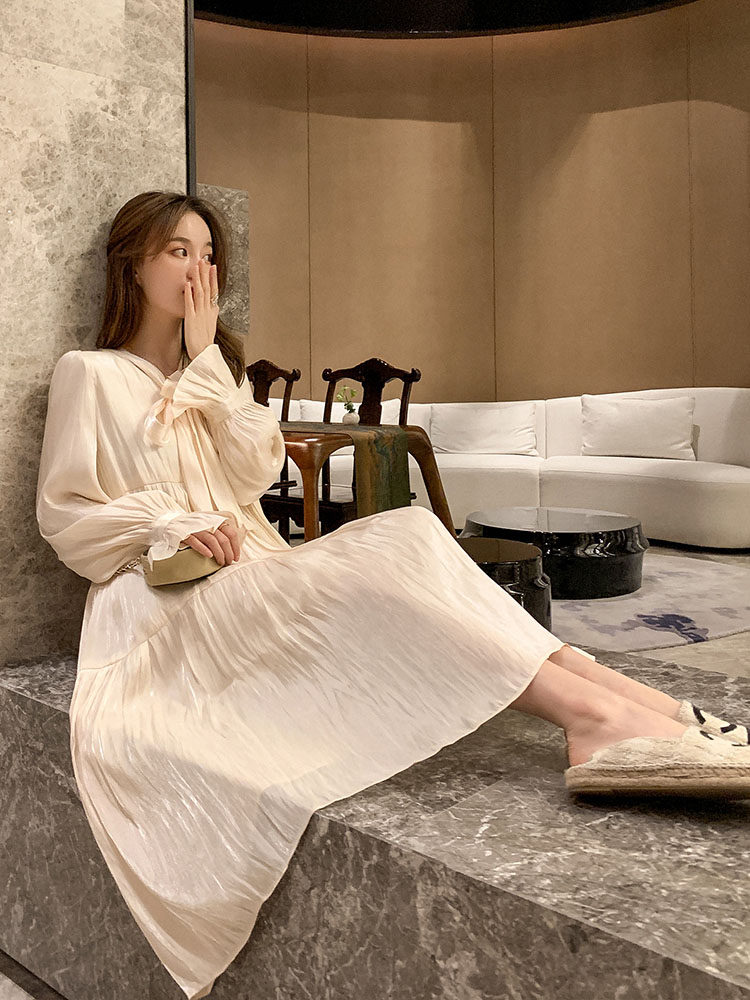 孕妇秋装套装遮肚不显怀洋气连衣裙 熏恬憧连衣裙