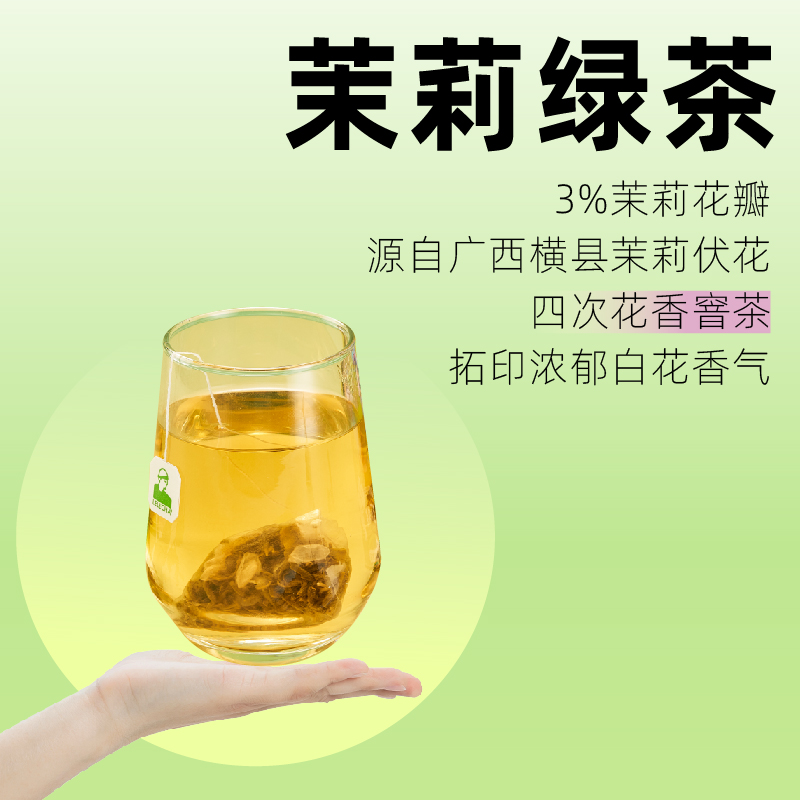 LELECHA乐乐茶牌日日茶3盒 茉莉玫瑰桂花乌龙茶袋泡茶包花茶 - 图2