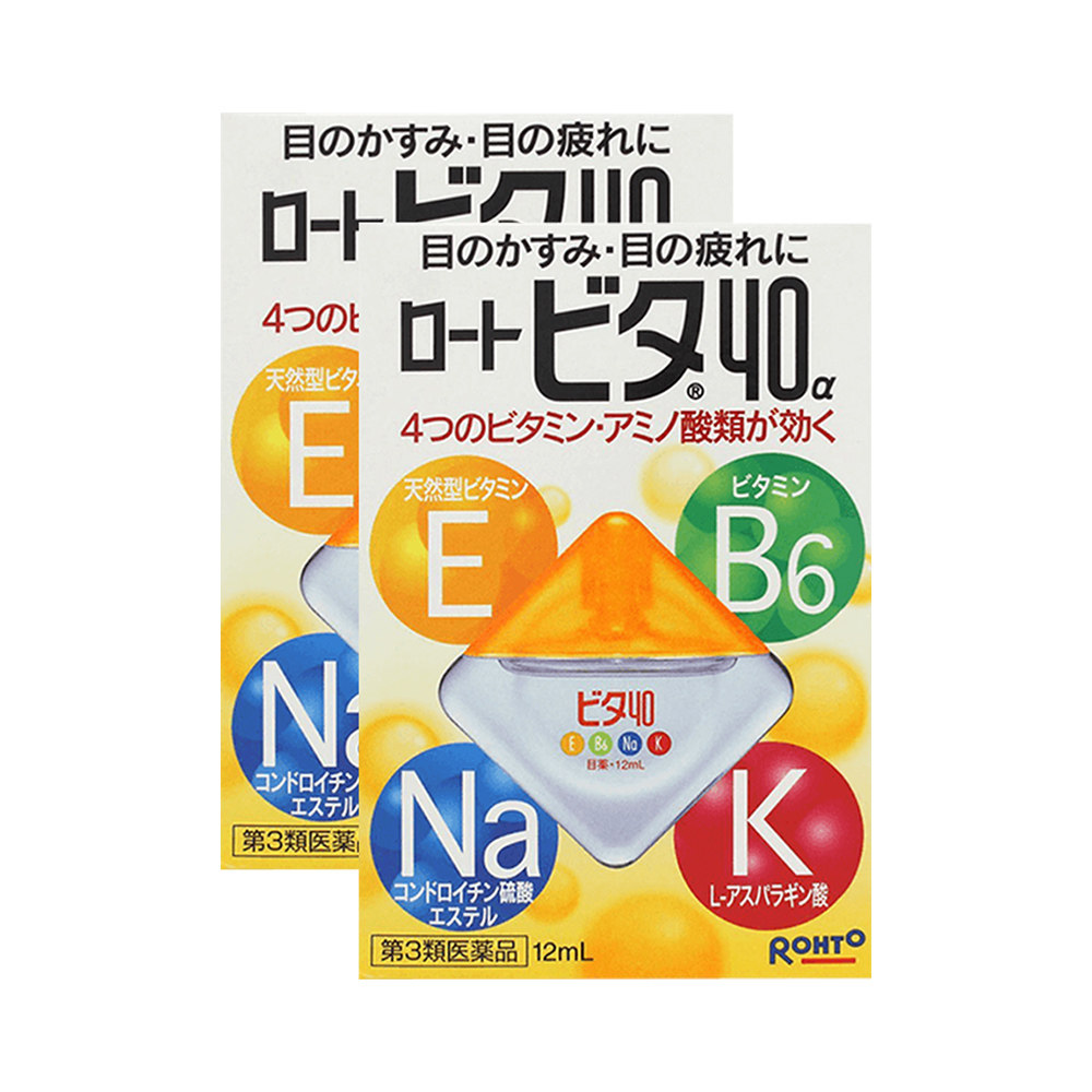 ROHTO乐敦眼药水防蓝光眼睛疲劳眼痒滴眼液12ml*2日本海外进口_虎窝淘
