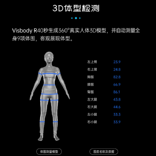 维塑3D智能体测仪Visbody R pro5追踪2023健身瑜伽专用康秤body - 图1