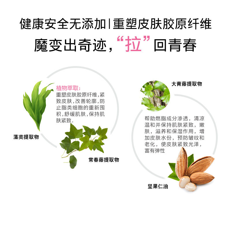 naturavitvitastas进口提拉紧致霜 bloom海外纤体霜/凝露