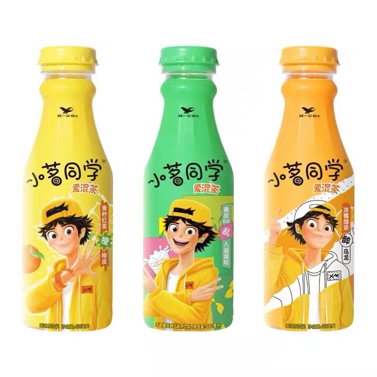 统一小茗同学冷泡茶大麦红茶青柠红茶480ml*15瓶冷泡柠檬茶饮料