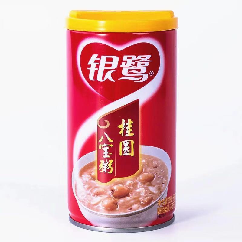 娃哈哈八宝粥桂圆莲子八宝粥方便速食整箱360g*12罐装银鹭八宝粥