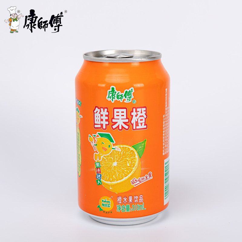 康师傅冰红茶310ml*24罐装整箱每日C橙汁水蜜桃冰糖雪梨饮料饮品 - 图1