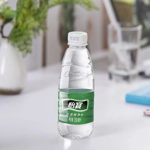 新货怡宝350ml*24瓶装整箱非矿泉水迷你小支小瓶纯净水办公饮用水 - 图1
