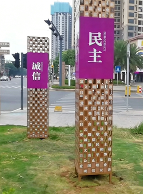 接来图定制不锈钢玻璃钢景观雕塑
