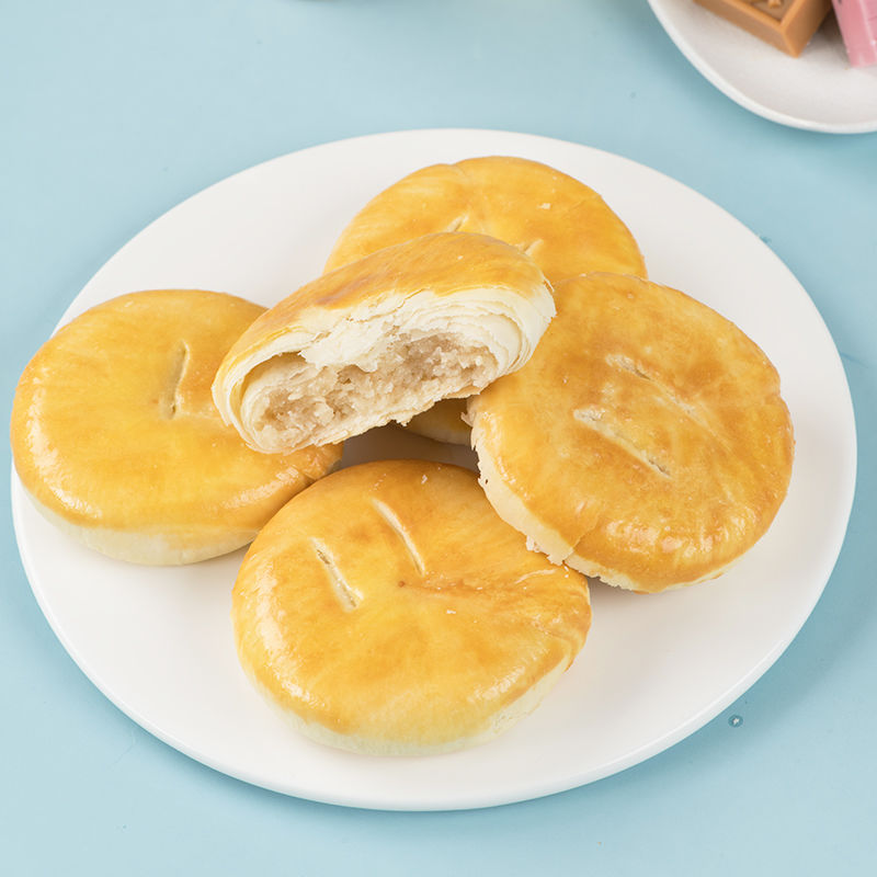 乐锦记老婆饼正宗散装整箱老式风味糕点好吃的小零食酥饼充饥点心