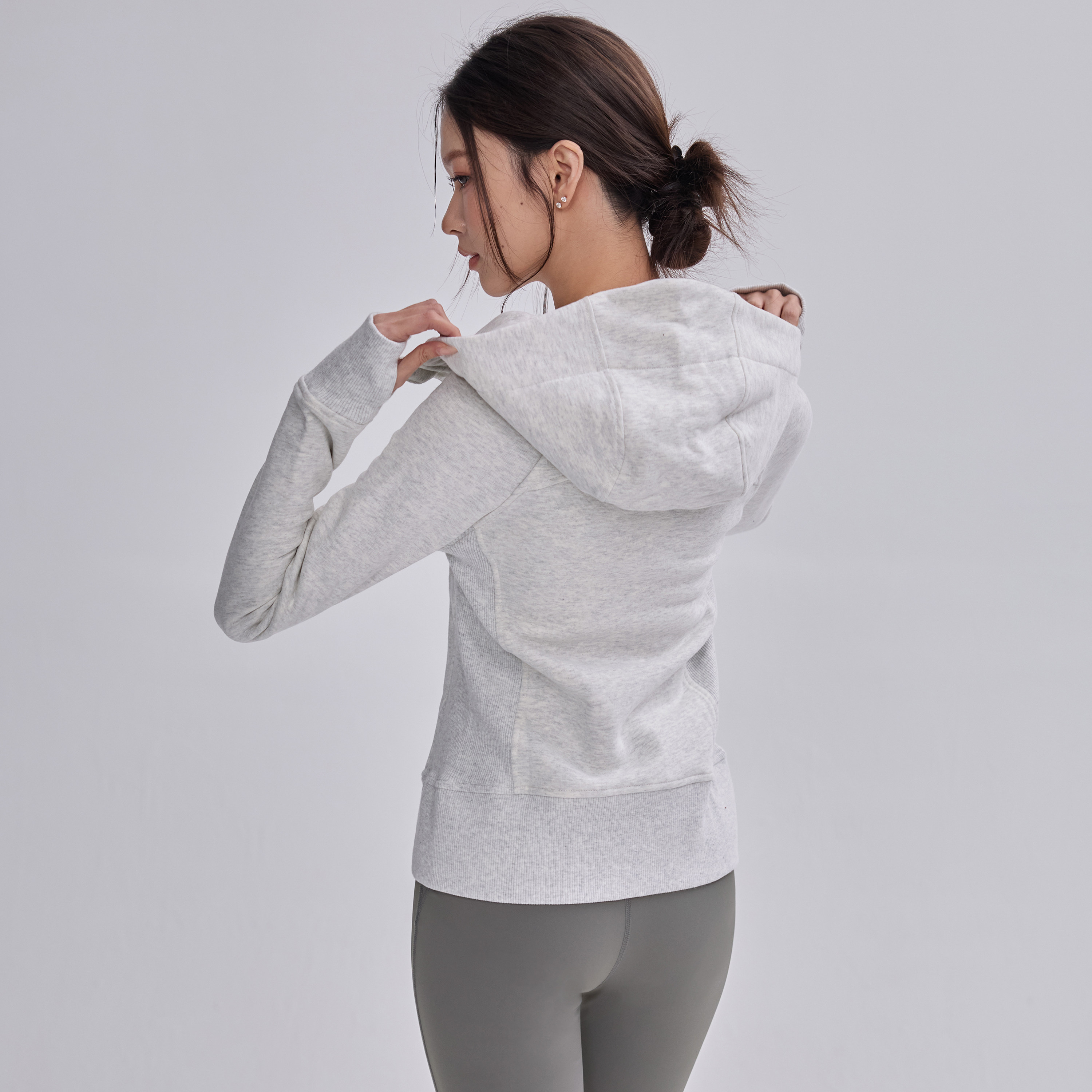 加绒瑜伽服外套女加厚连帽运动普拉提开衫跑步训练健身长袖上衣冬,淘宝优惠券,粉丝福利购,淘宝优惠卷