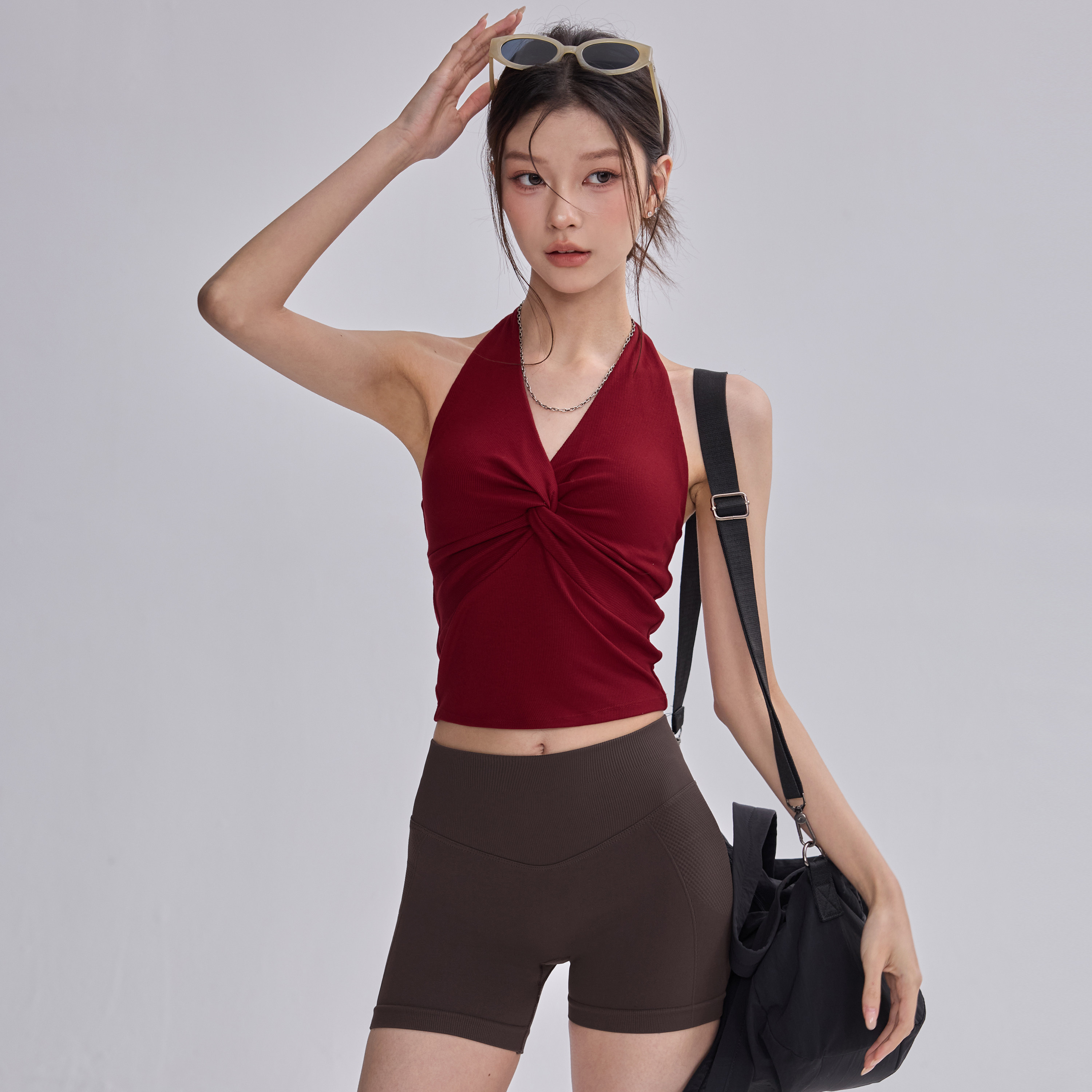 运动内衣女带胸垫防震外穿红色背心本命年普拉提训练瑜伽美背吊带,淘宝优惠券,粉丝福利购,淘宝优惠卷