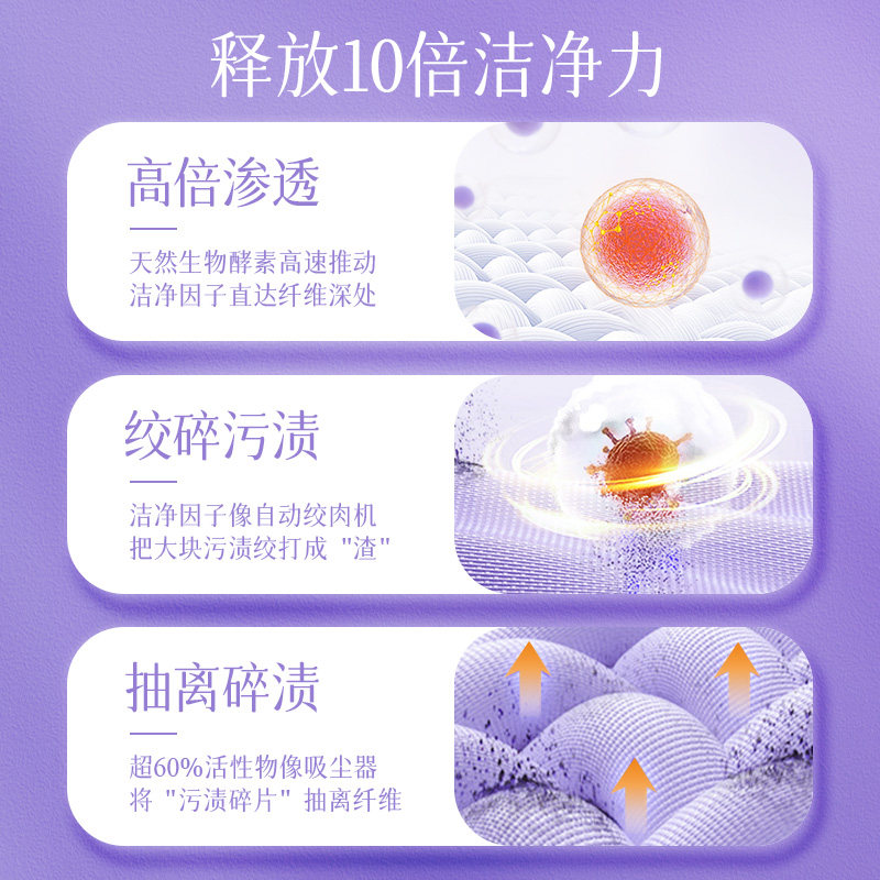 偶爱你3D净味洗衣凝珠三合一去异味10倍洁净除菌除螨多洛塔留香