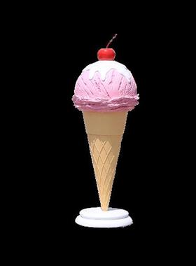 饮品店雪糕门迎玻璃钢雕塑商场橱窗冰淇淋落地摆件烘焙店蛋糕装饰