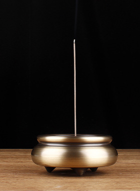 室内纯铜仿古风供佛工艺品宣德炉