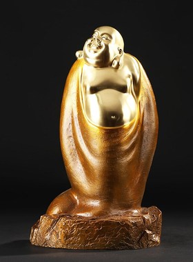 纯铜十八罗汉摆件客厅