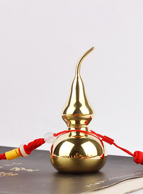 黄铜铜葫芦车载挂件客厅摆件