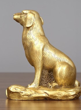 黄铜生肖摆件工艺品商务办公客厅