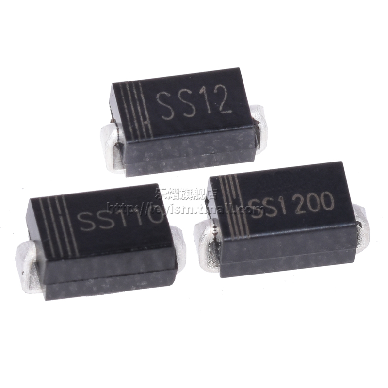 10只 SS12 SS14 SS16 SS18 SS110 SS1150 SS1200 SMA肖特基二极管 - 图0