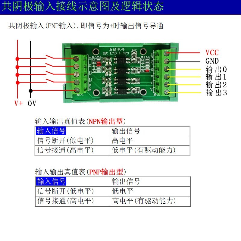 光耦隔离板 单片机FPGA信号转换 电平电压转换 - 图2