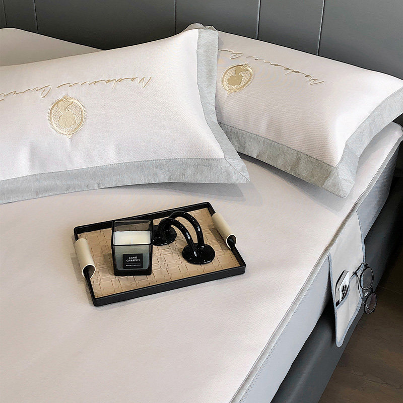 罗兰家纺高端夏季A类1200D冰丝凉席床笠款席子空调软席防滑可折叠,淘宝优惠券,粉丝福利购,淘宝优惠卷