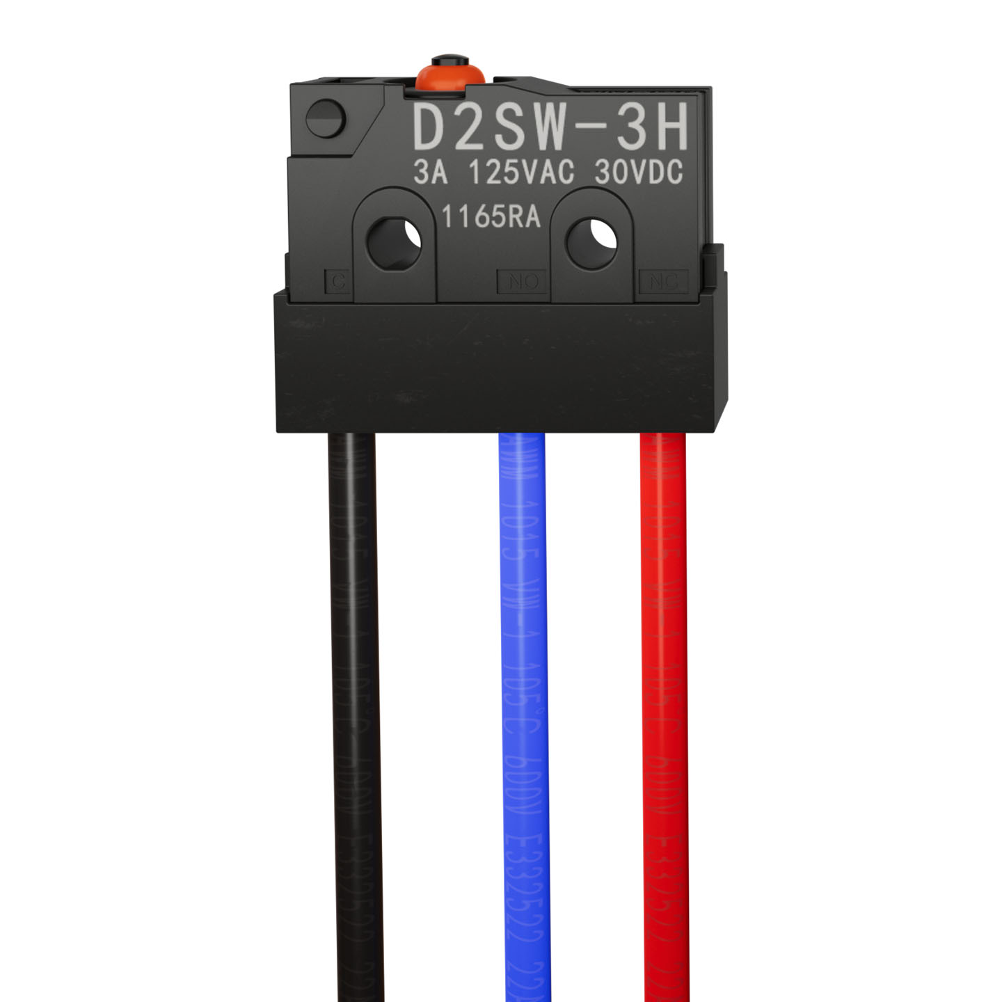 原装正品欧姆龙D2SW-3H小型防水微动开关行程限位检测电梯配件 - 图3