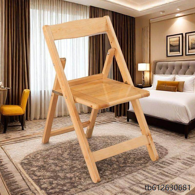柏木折叠餐厅卧室椅客厅耐用钓鱼折叠凳实木折叠靠背椅家用加厚,淘宝优惠券,粉丝福利购,淘宝优惠卷