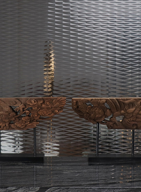 新中式龙凤摆件禅意客厅居家玄关