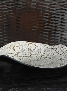 新中式风茶几展厅水果软装饰品