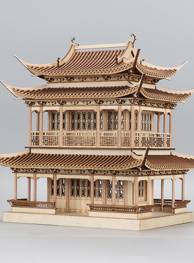 木新中式雕塑台客厅玄关建筑摆件