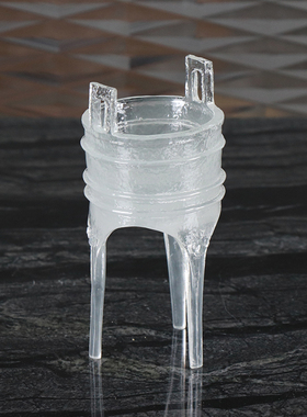 新中式风透明树脂三足鼎装饰品