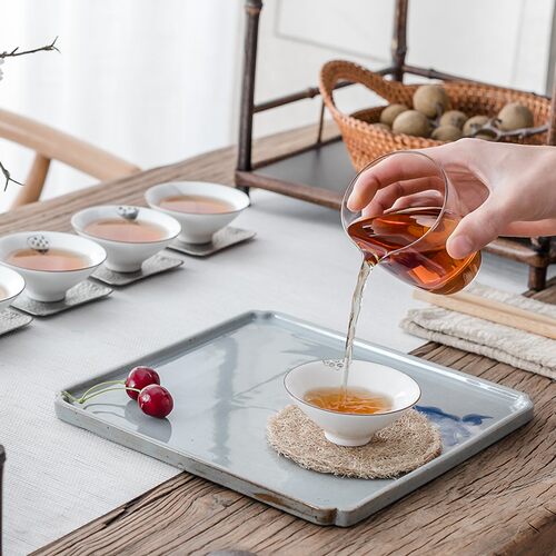 景德镇手绘品茗杯陶瓷个人单杯手绘脂白亚光白瓷主人杯功夫茶具杯 - 图1