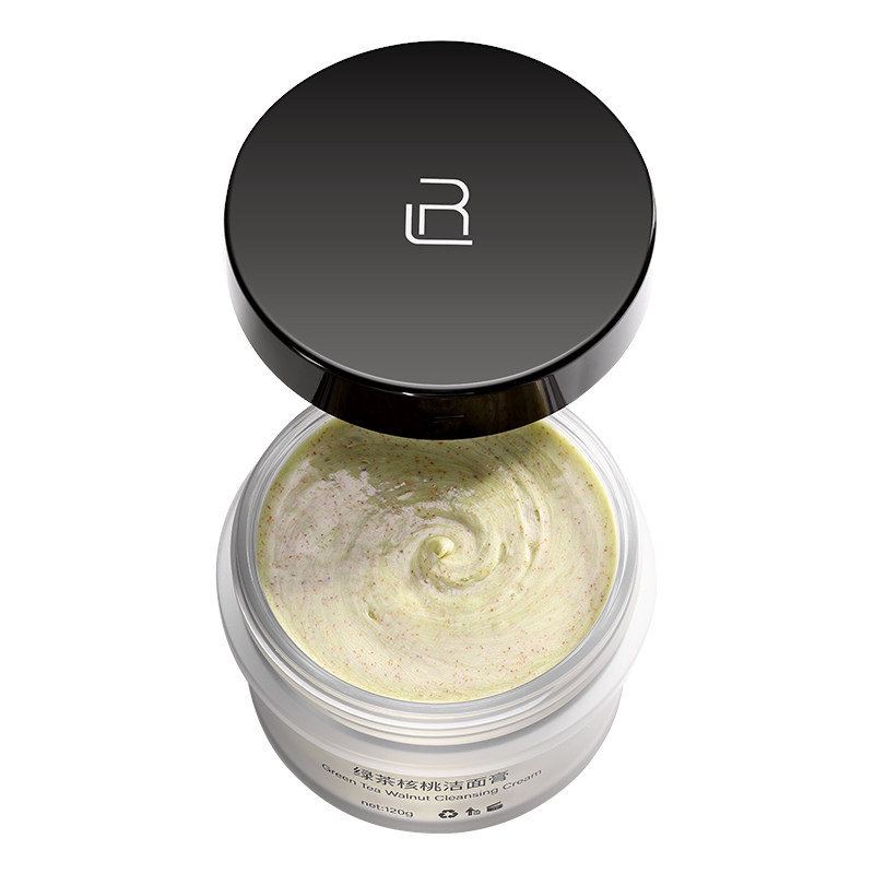 lazyfamily绿茶核桃洁面膏深层去清洁角质磨砂膏面部温和洁面洗卸,淘宝优惠券,粉丝福利购,淘宝优惠卷