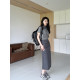 Zhang Axing Yanyan Summer Solstice ການອອກແບບການເດີນທາງແບບງ່າຍດາຍທາງເທິງ + ສິ້ນ workwear ຍາວແລະສັ້ນທີ່ສາມາດຖອດອອກໄດ້