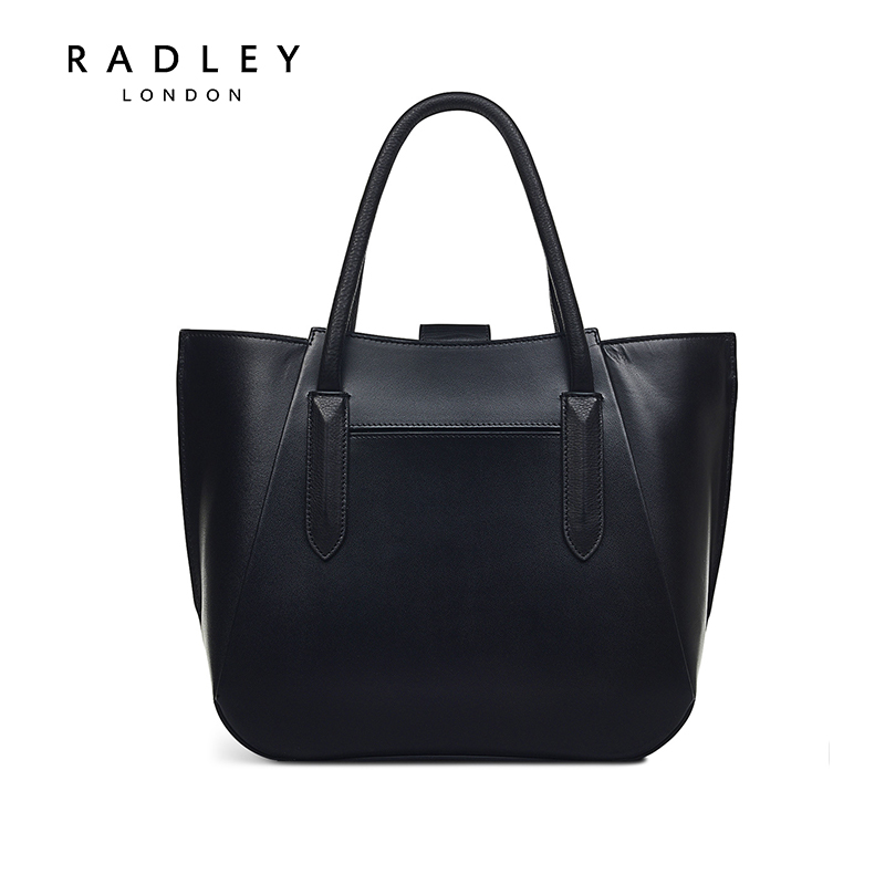 Radley英国奢品棕色牛皮成熟通勤OL风手提单肩包LIVERPOOL STREET - 图1