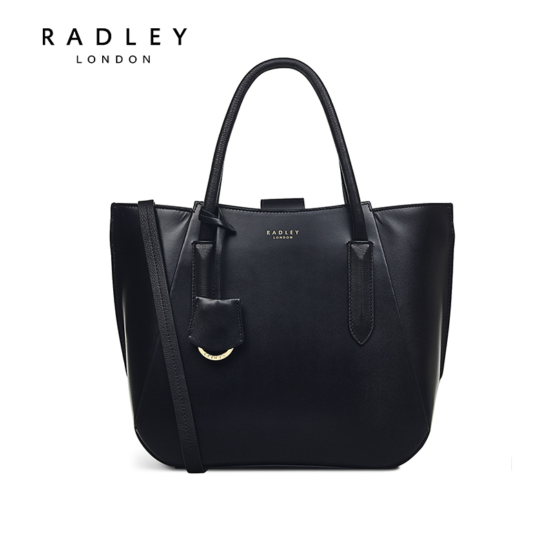 Radley英国奢品棕色牛皮成熟通勤OL风手提单肩包LIVERPOOL STREET - 图0