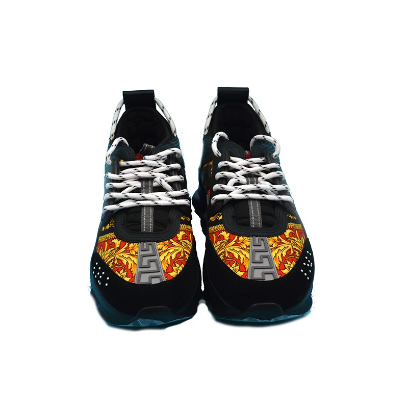 Дадз из Versace/ кроссовки Dad, модные стильные кроссовки на шнуровке, мужские туфли, универсальная повседневная обувь с толстой подошвой