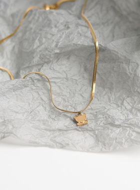 小众设计感爱心项链女ins冷淡