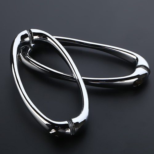 淋浴房拉手304不锈钢圆弧型移门把手浴室玻璃门拉手卫生间145孔距 - 图1