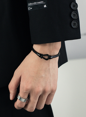 男女皮革小众设计手链手绳