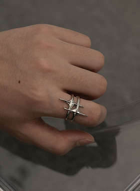 男女小众设计开口可调节戒指