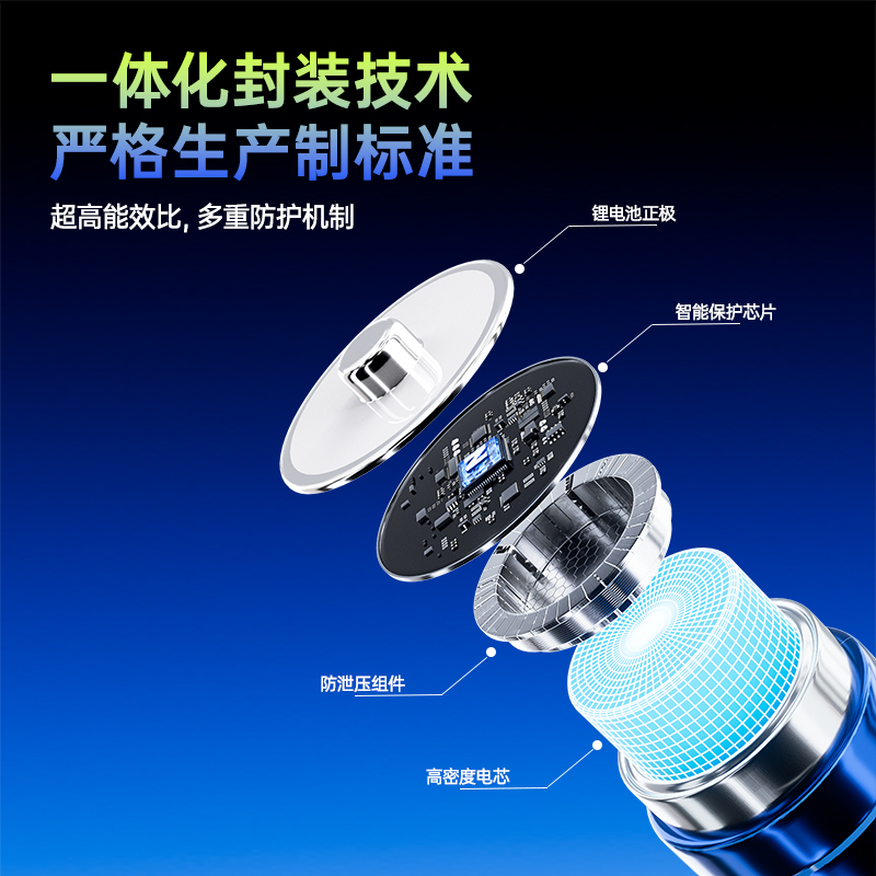 诺希充电电池5/7号能量魔盒锂电池混充套装玩具智能门锁游戏通用 - 图1