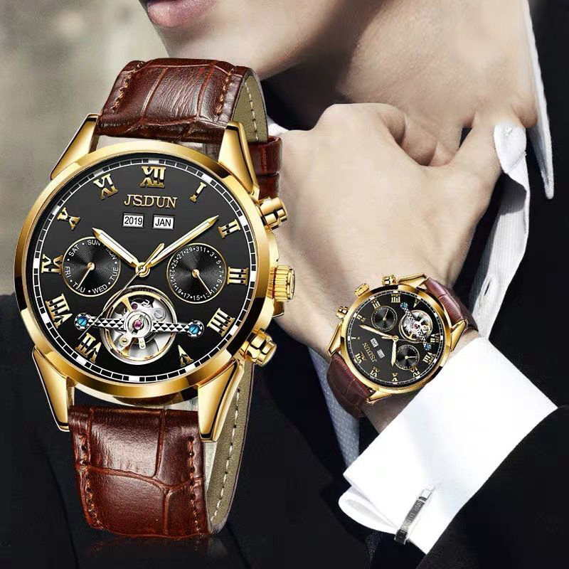 瑞士正品名牌男士十大镂空机械表 苏馥吉国产腕表