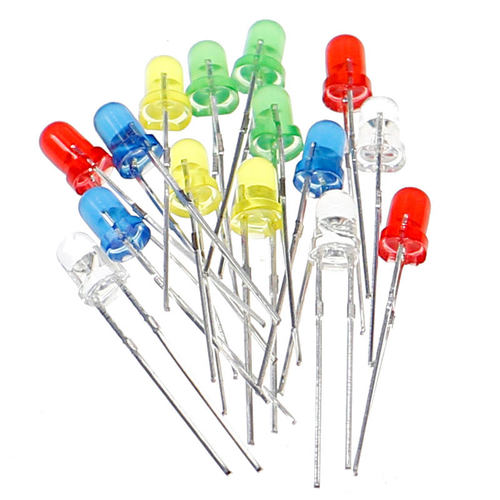 3mm发光二极管灯珠直插3V指示灯信号灯DIY实验小灯维修样品100装 - 图0