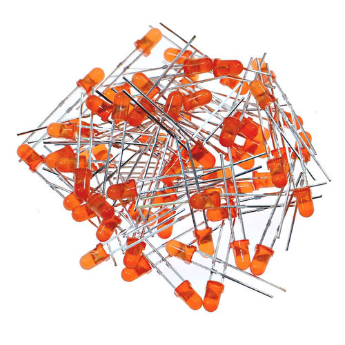 3mm发光二极管灯珠直插3V指示灯信号灯DIY实验小灯维修样品100装 - 图2