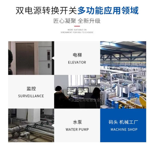 上海人民电气BQ3-125双电源自动转换开关220v2p63a切换器4p100ATS - 图2
