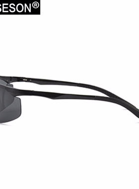 砾石纯铝镁偏光太阳镜男款墨镜弹簧腿运动骑行挡风眼镜时尚防眩光