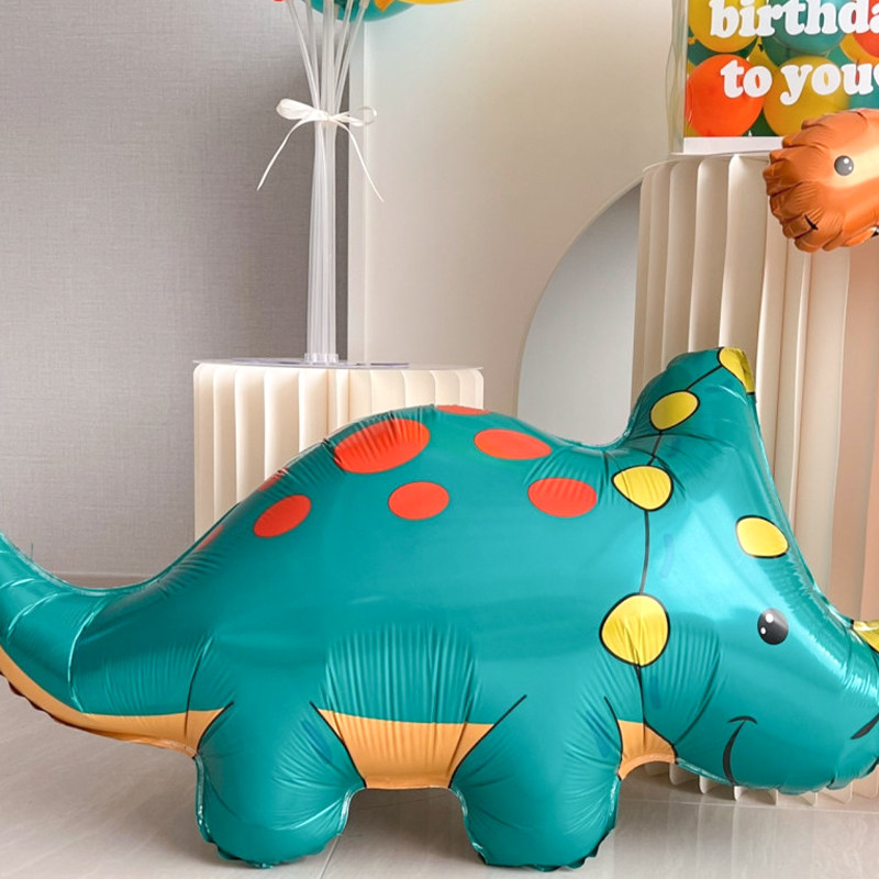 恐龙生日主题装饰品男孩宝宝儿童周岁快乐气球派对背景墙场景布置,淘宝优惠券,粉丝福利购,淘宝优惠卷