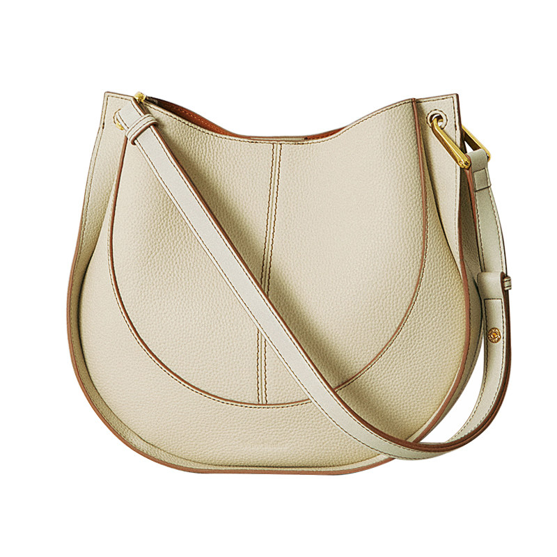 女头层牛皮小众轻奢2021潮真皮包包 唯女王马鞍包