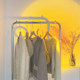 Mobile clothes display rack coat rack